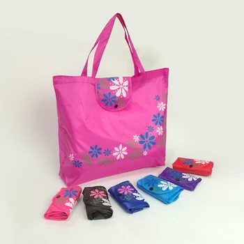 Экологическая сумка для покупок, женская складная сумка, повседневная многофункциональная сумка для покупок в цветочек