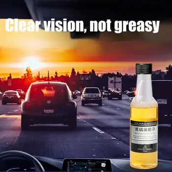 Средство для удаления масляной пленки на лобовом стекле автомобиля, средство для чистки стекол для автожидкости Clear Vision и жидкость для восстановления стекол в автомобилях в домашних условиях