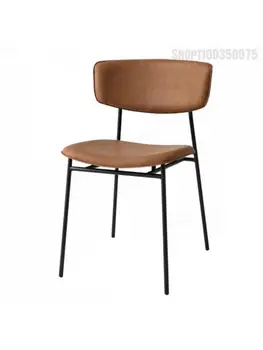 Роскошный обеденный стул Nordic Net Red Light с современной минималистичной спинкой, повседневный компьютер для ресторана, кафе, домашний стол и стул-табурет