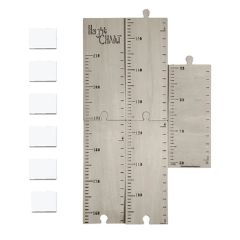 Деревянная таблица роста ребенка, Линейка для измерения роста маленьких Детей, Настенный Измеритель, Наклейка для измерения спальни, 60-210 см