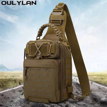 Oulylan Плечевой тактический Походный рюкзак для кемпинга, охоты, рыбалки, Уличная военная сумка на плечо, Спортивное скалолазание