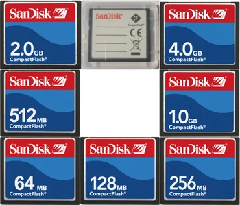 Карта памяти Sandisk Compact Flash CF Card 32MB 64MB 128MB 256MB 512MB 1GB 2GB CF Для Используемого Станка с числовым программным управлением CNC IPC