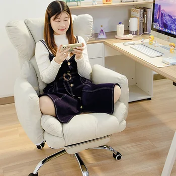 Офисное кресло на колесиках, подушка для геймера, Эргономичное офисное кресло Nordic, Дизайнерский подъемник, Поворотная мебель для офиса Sillas Gamer