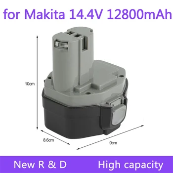 Для Makita 14,4V NI-MH 12800 mAh Сменный аккумулятор для Makita Battery 14,4V PA14 1420 1422 1433 1434 1435 1435F 192699-A