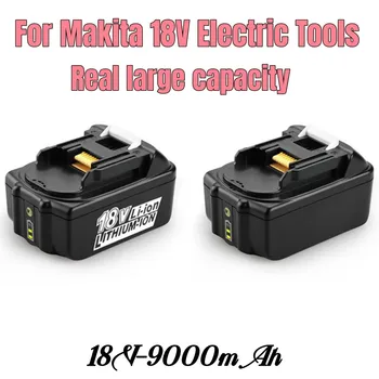 100% Абсолютно Новый. Подходит для Makita18V аккумуляторной батареи электроинструмента емкостью 9000 мАч со светодиодной литий-ионной заменой LXTBL1860B BL1860