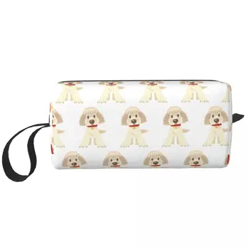 Переносные сумки для собак Goldendoodle, косметички, футляр для путешествий, кемпинга, активного отдыха, сумка для туалетных принадлежностей и украшений