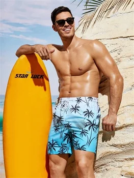 3D Шорты-плавки, Летние Новые быстросохнущие Пляжные шорты для плавания, мужские короткие брюки в стиле хип-хоп, Пляжная одежда 2023 г.
