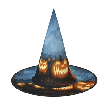 Тыква Интересное украшение Шляпа Ведьмы Хэллоуин Шляпа Ведьмы для детей Принадлежности для декора Вечеринок Украшение для подвешивания на дереве