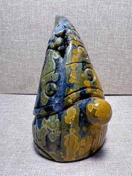 Природные океанские японские Гоблины, резьба по Целебному камню Рейки свободной формы Украшение дома Изысканный подарок