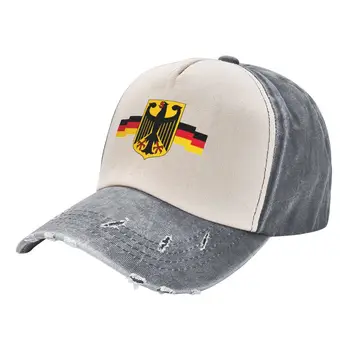 Немецкий Орел На Щите Бейсболка Модная Хлопковая Кепка С Лентой Флага Германии Snapback Hat Travel Adjustable Fit Caps Hat