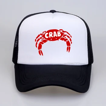 Бейсбольная кепка Crab Records 60-х 70-х годов ска-сингл Хип-хоп шляпа Сетчатые повседневные шляпы с козырьком Bone Kpo