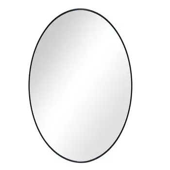 Зеркало круглое, 28 дюймов в диаметре, черное