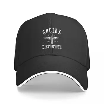 Новая футболка Social Distortion, 1979, Социальная группа Distortion, подарок на Лонг-Бич для фанатов и влюбленных, бейсбольная кепка