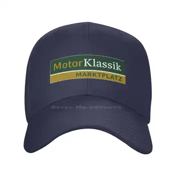 Повседневная джинсовая кепка с графическим принтом Motor Klassik Marktplatz, вязаная шапка, бейсболка