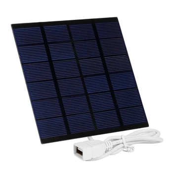 Путешествия на открытом воздухе USB Поликремниевая Солнечная панель DIY для освещения Аккумулятор мобильного телефона Солнечные батареи Автомобильное Зарядное устройство для Яхты