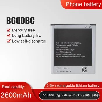 Оригинальный Аккумулятор B600BC B600BE B600BK B600BU 2600 мАч Для Samsung GALAXY S4 I9500 I9502 I9508 I959 i337 i9295 GT-I9505 Сотовый Телефон