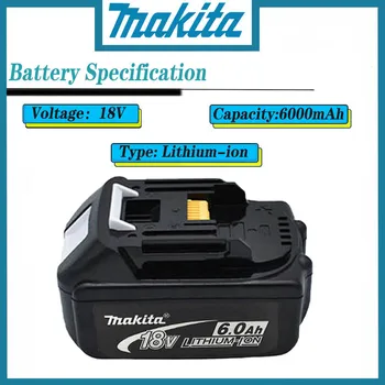 Аккумуляторная батарея Makita 18V 5.0Ah, ForMakita BL1830 BL1830B BL1840 BL1840B BL1850 BL1850B Аккумулятор электроинструмента