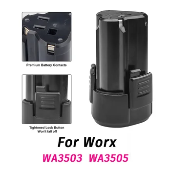 12 В Литий-ионный аккумулятор для Worx WA3503 WA3504 WA3505 3,0 Ач Заменить оригинальный аккумулятор