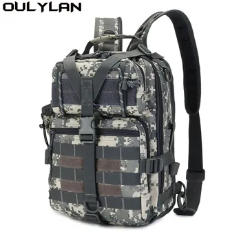 Многофункциональная рыболовная сумка Oulylan для занятий спортом на открытом воздухе, большая нагрудная сумка на одно плечо, рюкзак