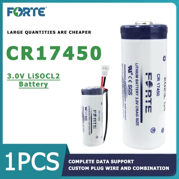 FORTE CR17450 3V 2000mAh тип питания литиевая батарея Теплосчетчик компас указатель направления детектор дыма оперативная память сервопривод ПЛК
