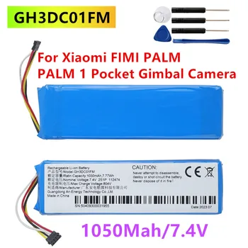 Новый Оригинальный Аккумулятор 7,4 В 1050 мАч GH3DC01FM Для Xiaomi FIMI PALM, PALM 1 Карманная Карданная Камера Бесплатные инструменты