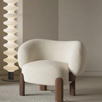Европейский дизайнерский диван, односпальные стулья для гостиной, Кресло для балкона, Мебель для гостиной из массива дерева, диван-кресло для отдыха MC A