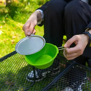 Штабелируемая походная чаша Кухонная посуда Экологически чистая, широко используемая Практичная Глубокая Походная чаша Sierra Cup для кемпинга на открытом воздухе