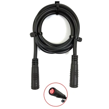 Удлинитель для электровелосипеда, 2-контактный разъем для подключения водонепроницаемого кабеля от женщины к женщине Размер продукта: длина 80 см, Запасные части для ремонта, запчасти