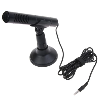 Портативный мини-микрофон 3,5 мм, конденсаторный микрофон для телефонных игр, игровые микрофоны для ПК, прямая поставка