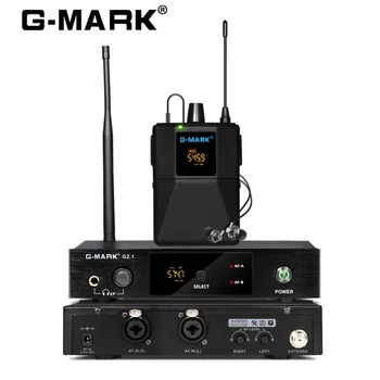 Встроенный Ушной Монитор G-MARK G2.1IEM UHF Mono Беспроводная Частота Возврата Выбирается Для Выступления Певца, Гитариста, Студийной группы, DJ