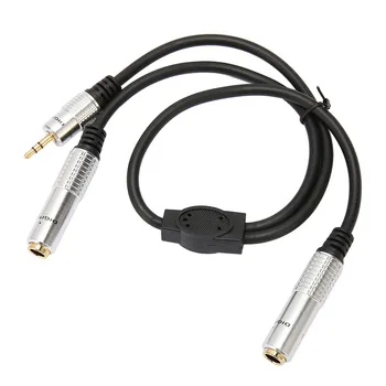 Адаптер стереозвука, профессиональный кабель с разъемом 6,35 мм, подключи и играй, стабильная передача сигнала для усилителя для динамика