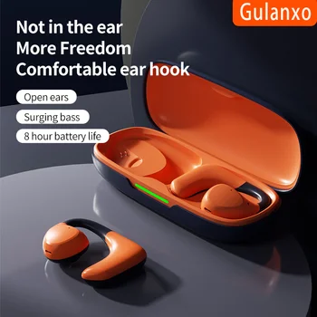 Gulanxo Bluetooth наушники с костной проводимостью с воздушной проводимостью беспроводные наушники с микрофоном беруши