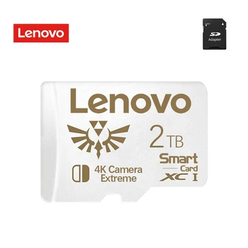 Lenovo 2TB Micro TF SD-Карта 1TB 512GB 256GB SD/TF Флэш-Карта Памяти v30 High Speed Cameracartão de memória Для Камеры Телефона Новая