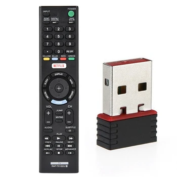 Realtek USB Wireless 802.11B/G/N Lan Card Wifi Сетевой Адаптер RTL8188 и Пульт Дистанционного Управления Smart Tv Для Sony Rmt-Tx102u