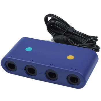 Для контроллера Gamecube, адаптера для пк Nintendo Switch Wii U, 4 порта с режимом Turbo и кнопкой Home, без драйвера