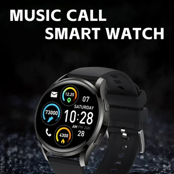 2023 Умные часы Galaxy с полным касанием, измеряющие артериальное давление, уровень кислорода в крови, вызывающие Bluetooth, умные часы, измеряющие частоту сердечных сокращений, ЭКГ для Samsung HUAWEI