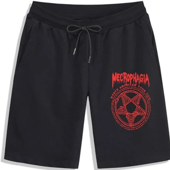 Шорты Necrophagia Occult Necro Tour для мужчин, размеры S, M, L, официальные шорты для отдыха, шорты в стиле дэт-метал.