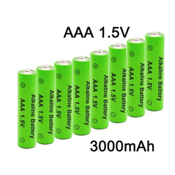 Батарея AAA 3000 мАч 1,5 В щелочная аккумуляторная батарея AAA, используемая для фонарика с дистанционным управлением, батарейки для игрушек-фонариков