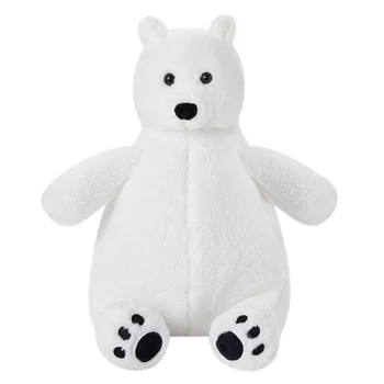 Милая кукла белого медведя, Милые мультяшные животные, мягкие плюшевые игрушки, подушка для сна, украшение дома, подарок на день рождения для детей и взрослых