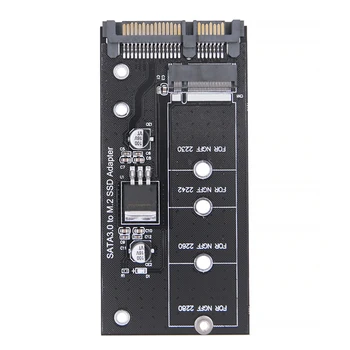 Адаптер SSD M2 для SATA3.0 B Key SSD Конвертер 22-Контактной платы Riser Поддержка NGFF 2230 2242 M2 SSD Поддержка NGFF 2260 2280 M2 SSD