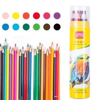 12-цветной шестигранный стержень, цветной карандаш, масляный грифель, Портативная студенческая ручка для рисования граффити, Кисть для ручной росписи, Школьный инструмент