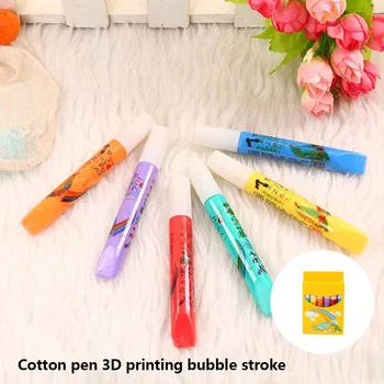 6 штук разных цветов 3D ручка детские ручки для рисования Обучающие для рисования