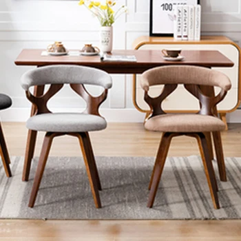 бытовой обеденный стул accent Nordic wood, поворотный Офисный компьютерный стул, гостиничное кафе, мебель silla cocina для кухни HY