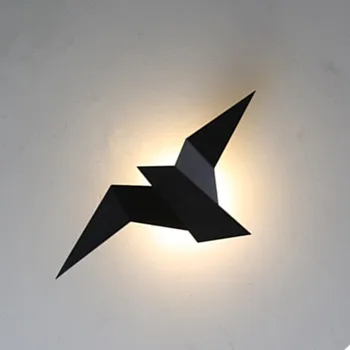 Современный светодиодный настенный светильник Nordic Iron Bird, настенный светильник для гостиной, спальни, домашней лестницы, Прикроватного декора, настенных светильников