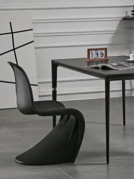 Скандинавский акриловый прозрачный стул Pantone Pandong, дизайнерский обеденный стул, современный минималистичный обеденный стол, стул для отдыха, табурет