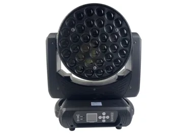 1 шт./лот, сценический светильник для банкетного зала 37x15 Вт, RGBW, промывка луча, светодиодное освещение для дискотеки с подвижной головкой bee eye led