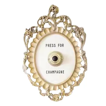 Европейский Винтажный Дверной звонок с шампанским Креативное Украшение столешницы Дверной Звонок Декор стен Campanello Champagne Vino