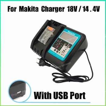 100% Оригинальная Аккумуляторная Батарея Makita 18V 3.0Ah Со Светодиодной Литий-ионной Заменой BL1850 BL1860 BL1860B Makita Для Электроинструмента