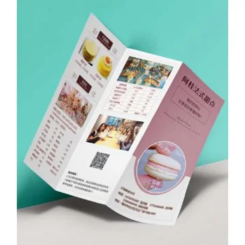 индивидуальный дизайн, выполненный по индивидуальному заказу, цифровая печать рекламных брошюр на бумаге в трехслойном виде, печать брошюр-буклетов