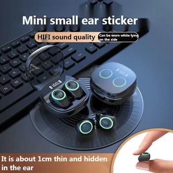 MINI24 Беспроводная Гарнитура Bluetooth Невидимые Сверхмалые Наушники С Шумоподавлением Наушники Для Сна Наушники С Высоким Качеством Звука